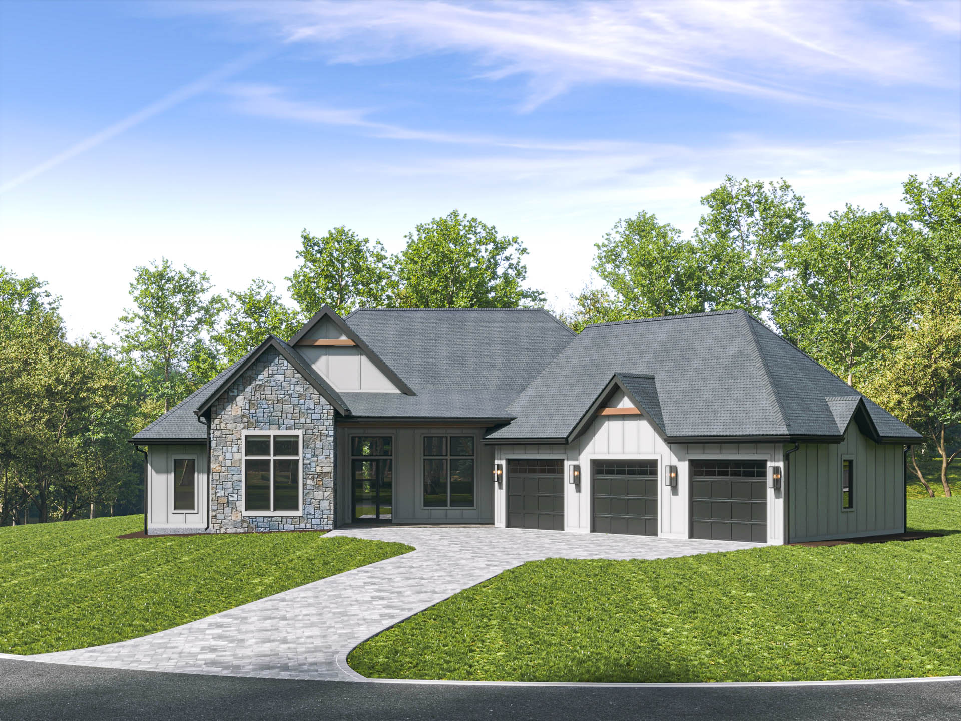 New House in Horse Shoe, NC. Lot #13, 2833 Brannon Rd 28742. Big Hills at Horse Shoe New Houses in Asheville, North Carolina